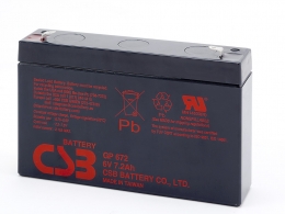 CSB蓄电池GP672（6V7.2AH）