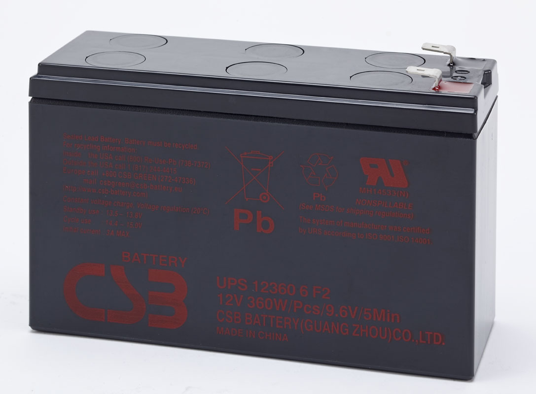 CSB蓄电池UPS123606：12V360W
