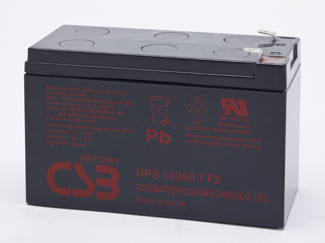 CSB蓄电池UPS123607：12V360W