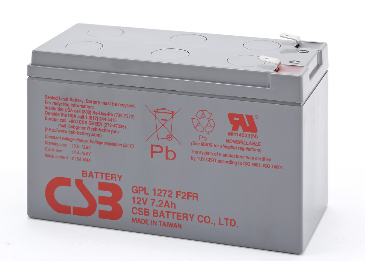 CSB蓄电池GPL1272（12V7.2AH）