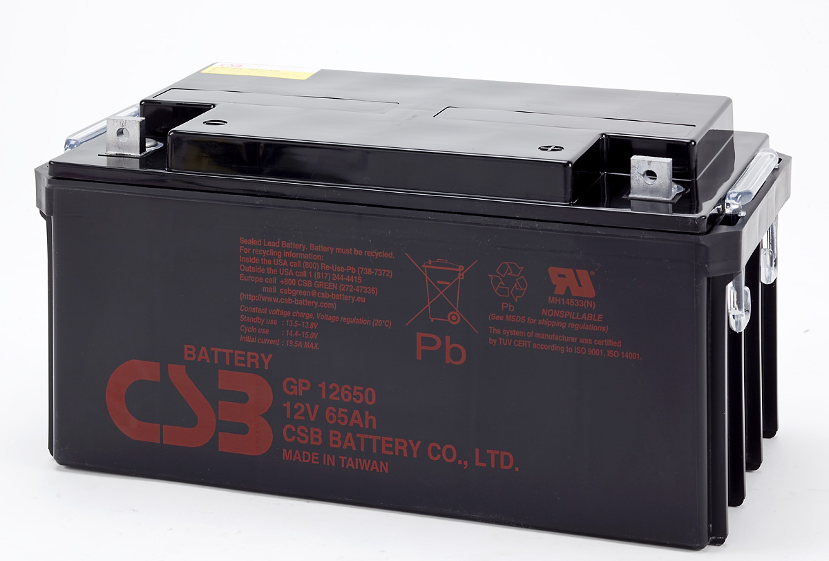 CSB蓄电池GP12650（12V65AH）
