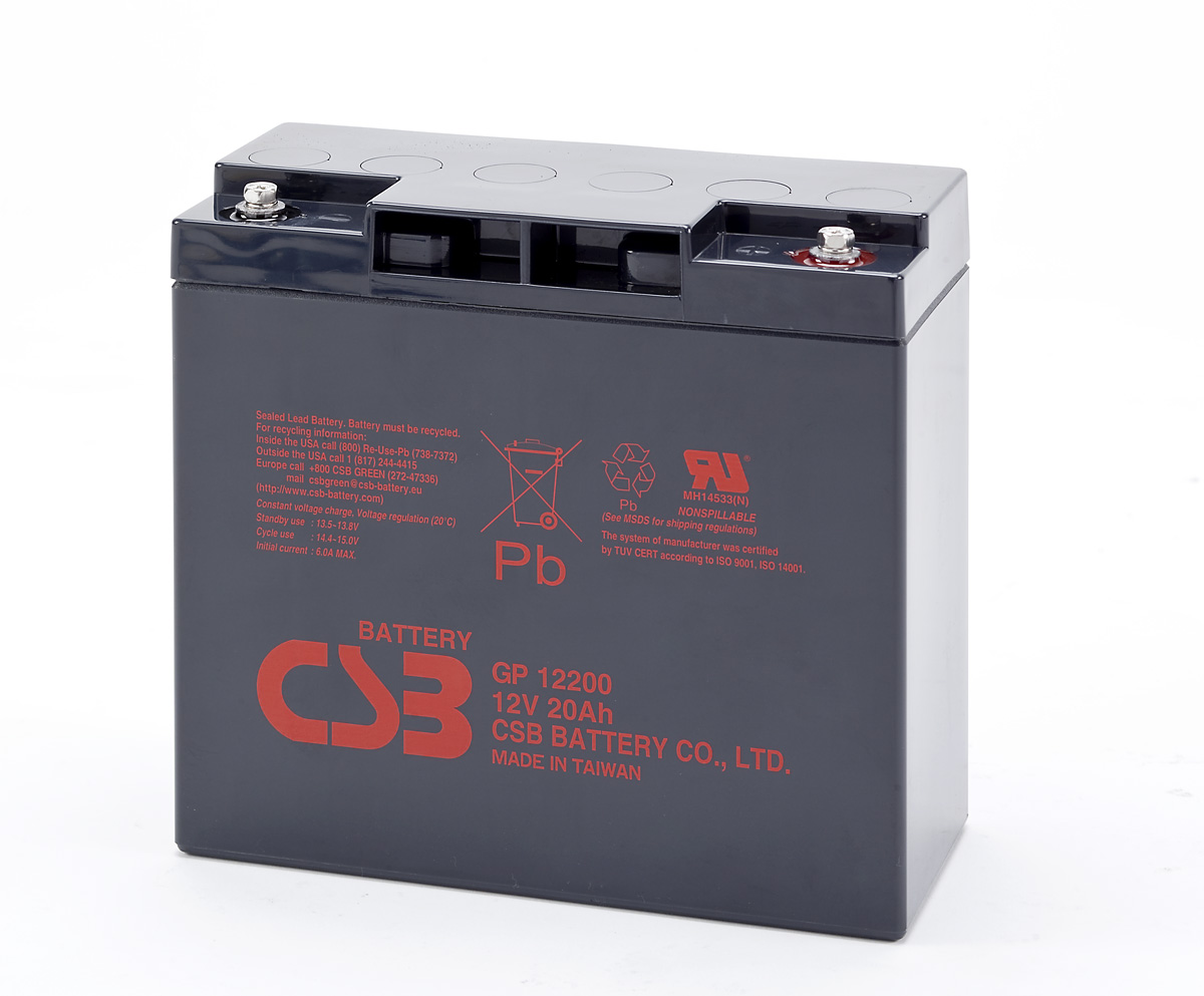 CSB蓄电池GP12200（12V20AH）